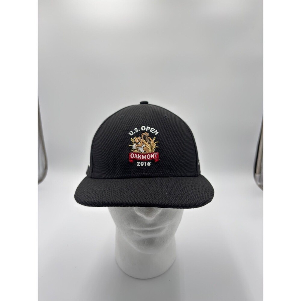 New Era Golf 2016 US Open Oakmont Fitted Hat 7 1/2 Black USGA
